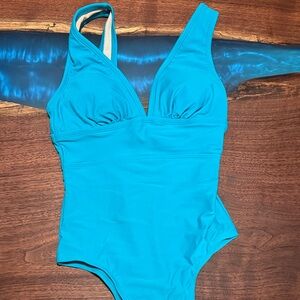 Kona Sol Blue Women Swim One Piece